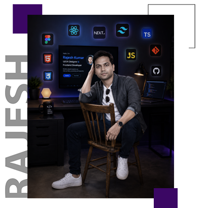 Rajesh Kumar | Freelance UI/UX Designer, React & Next.js Frontend Developer